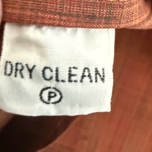 Tommy Bahama Silk Wool Shirt L Burnt Orange Plaid Embroidered Floral Details - Picture 7 of 10